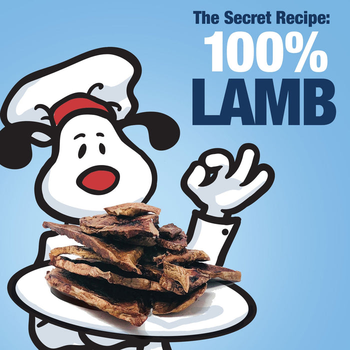 Value Pet Supplies ValueBull Lamb Lung Dog Chews, Sliced -  1 lb