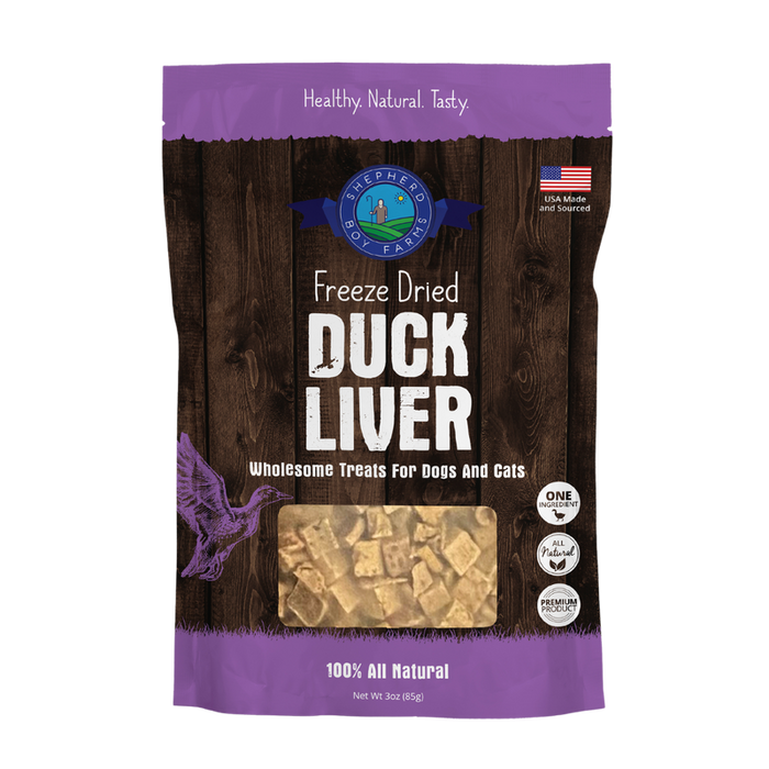 Shepherd Boy Farms Freeze-Dried Duck Liver 3oz - Image 4