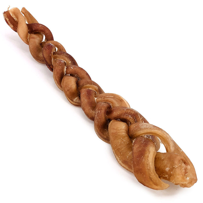 Value Pet Supplies ValueBull Braided Bully Sticks for Large Dogs, Thick 12 Inch, 10 Count