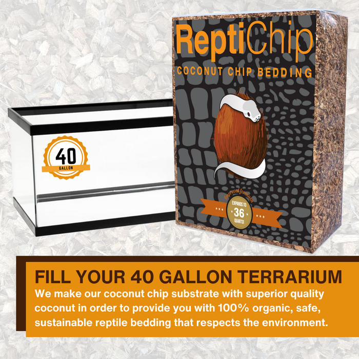 ReptiChip Coarse Coconut Chip Ready to Use Mix