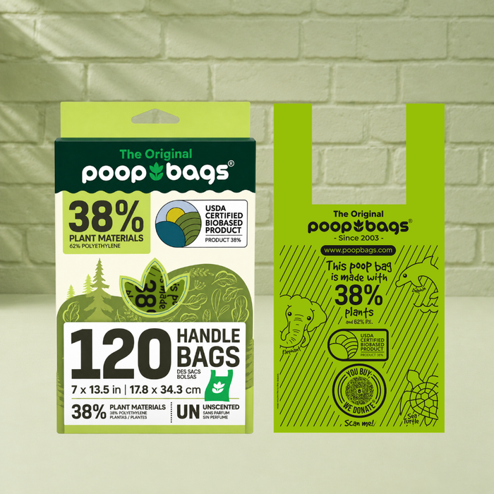 The Original Poop Bags Handle Tie Poop Bags