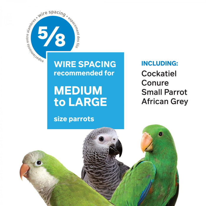 Prevue Pet Products Pagoda Cockatiel Bird Cage, Coco
