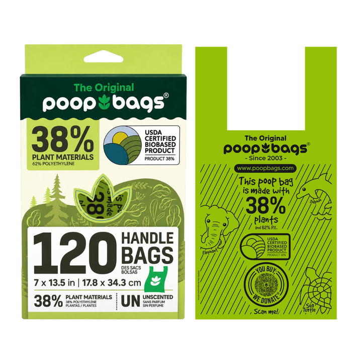 The Original Poop Bags Handle Tie Poop Bags