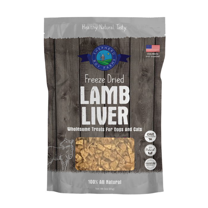 Shepherd Boy Farms Freeze-Dried Lamb Liver 3oz - Image 4