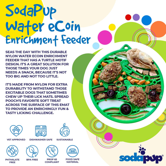 SodaPup Water Nylon eCoin Durable Enrichment Snacking Coin