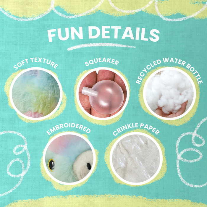 SnugArooz Ally the Alpaca Plush Dog Toy