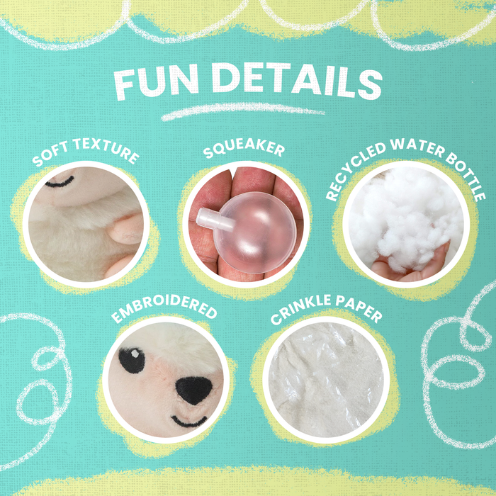 SnugArooz Willow the Hedgehog Plush Dog Toy