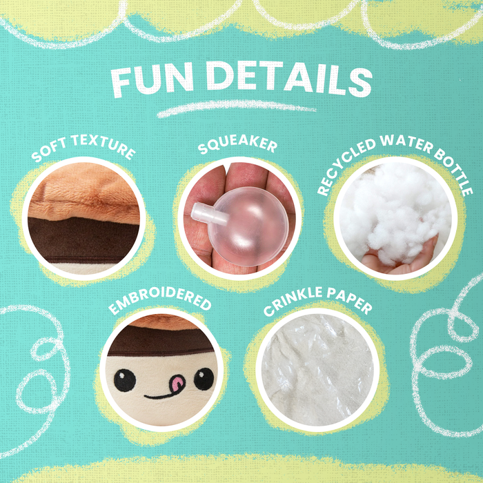 SnugArooz Summer the Smore Plush Dog Toy