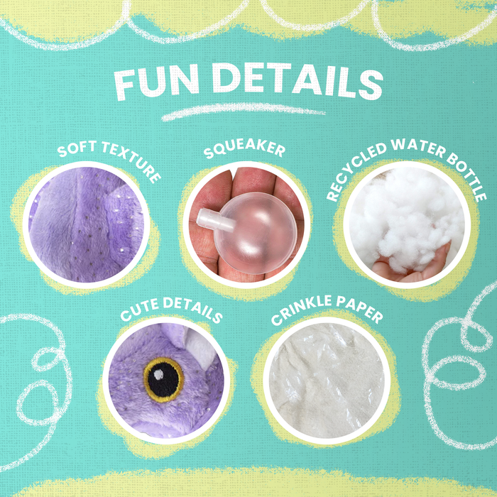 SnugArooz Baby Shelly Plush Dog Toy