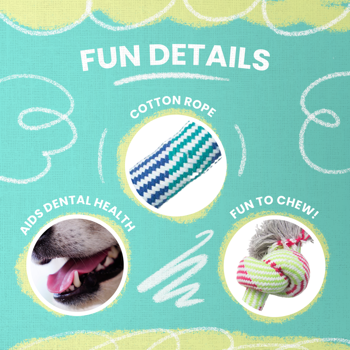 SnugArooz Get'N Knotty Rope Dog Toy
