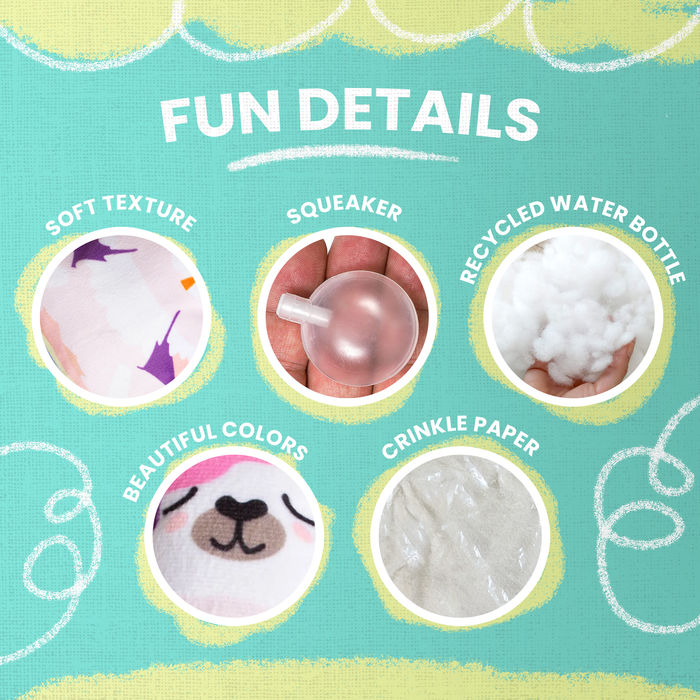 SnugArooz Llamaste Plush Dog Toy
