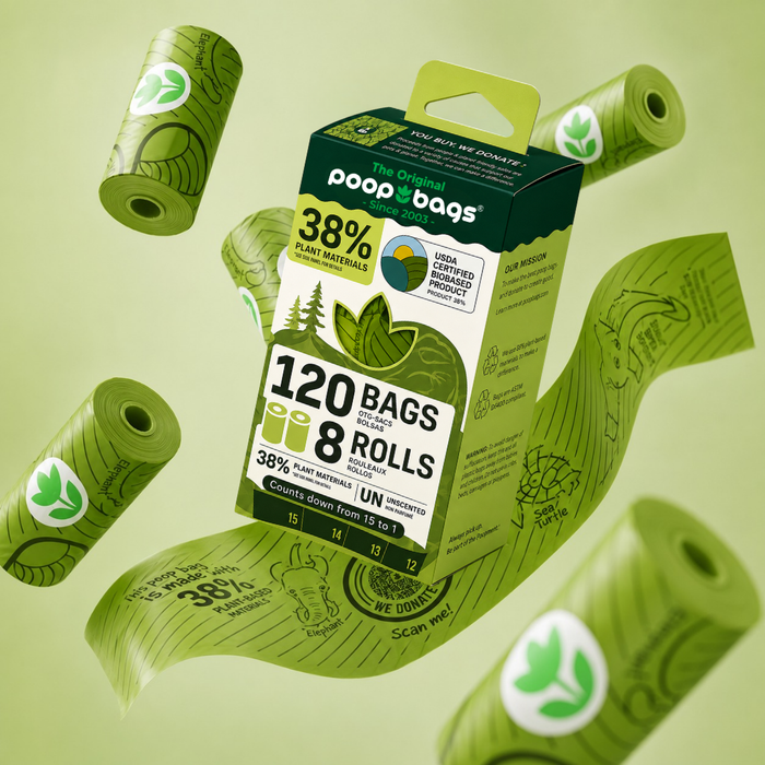 The Original Poop Bags Countdown Rolls® Unscented Leash Roll Poop Bags