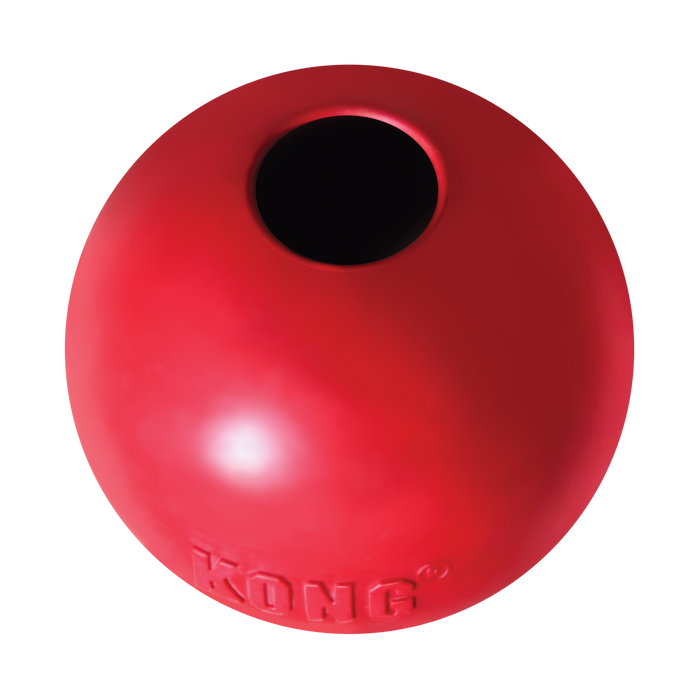 KONG Ball with Hole Dog Toy Red SM - 2 - Image 11