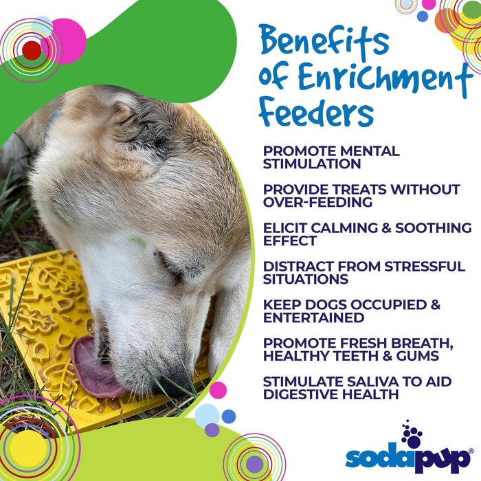 SodaPup Autumn Design eMat Enrichment Lick Mat