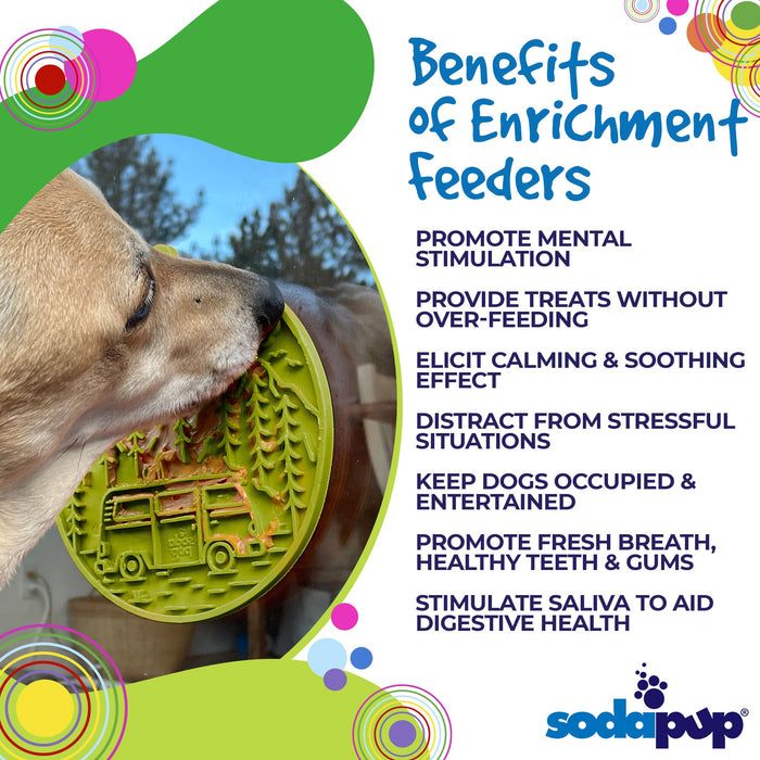 SodaPup Camp eMat Enrichment Lick Mat