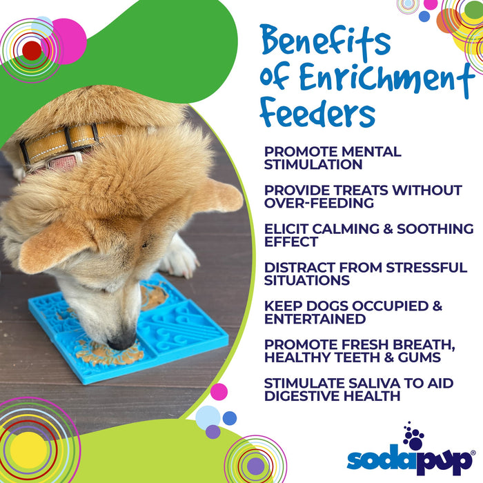 SodaPup Sky Design eMat Enrichment Lick Mat
