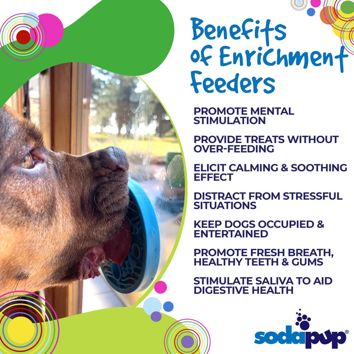 SodaPup Turtle emat-mini Enrichment Lick Mat With Suction Cups