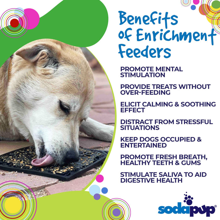SodaPup Zombie Design Emat Enrichment Lick Mat