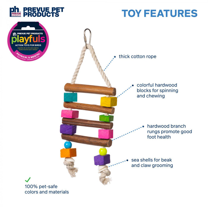 Prevue Pet Products Bodacious Bites Chow Bird Toy, Multi-Colored