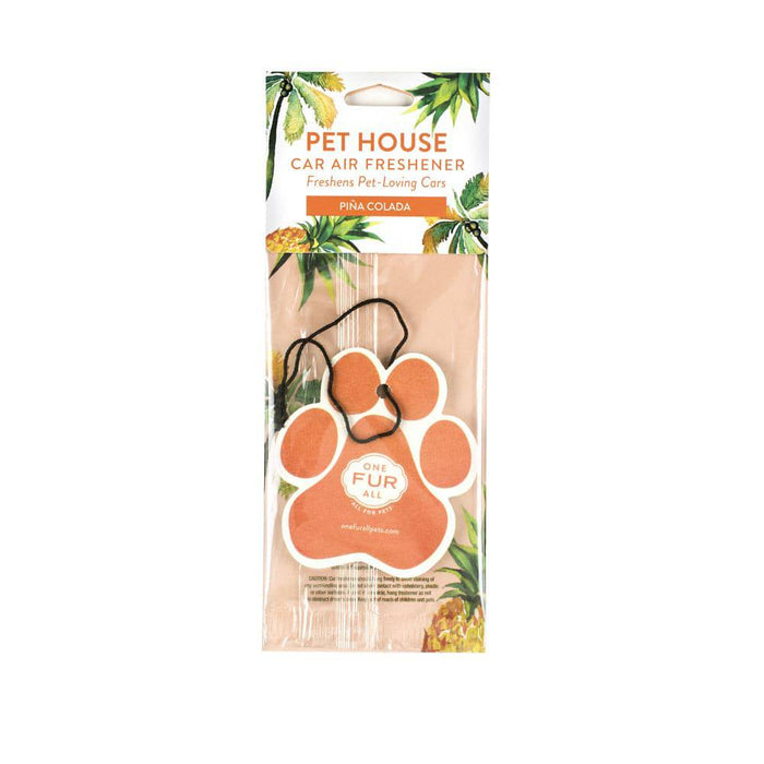 One Fur All Pina Colada Car Air Freshener