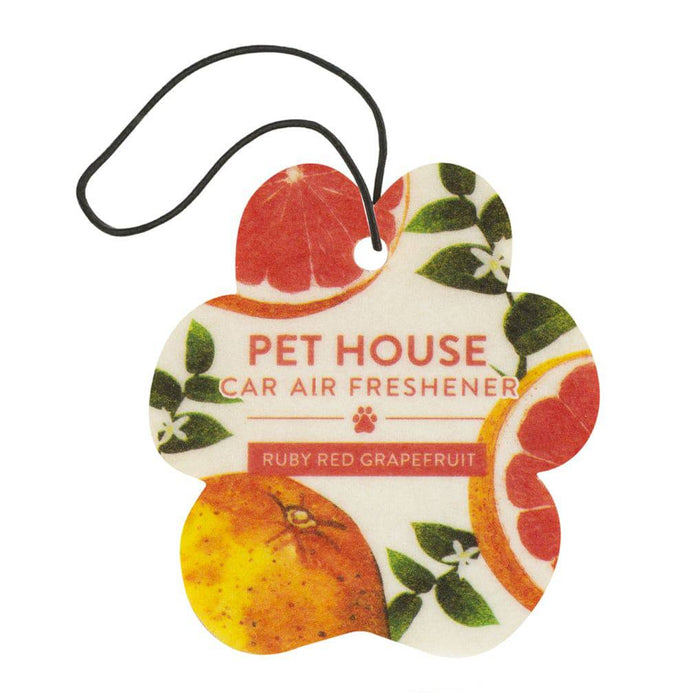 One Fur All Ruby Red Grapefruit Car Air Freshener