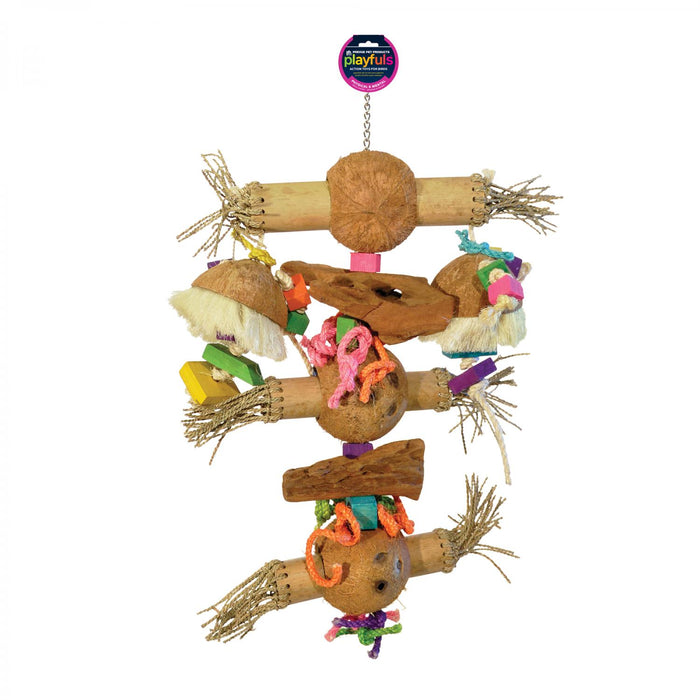 Prevue Pet Products Bamboo Shoots Bird Toy, Multicolor