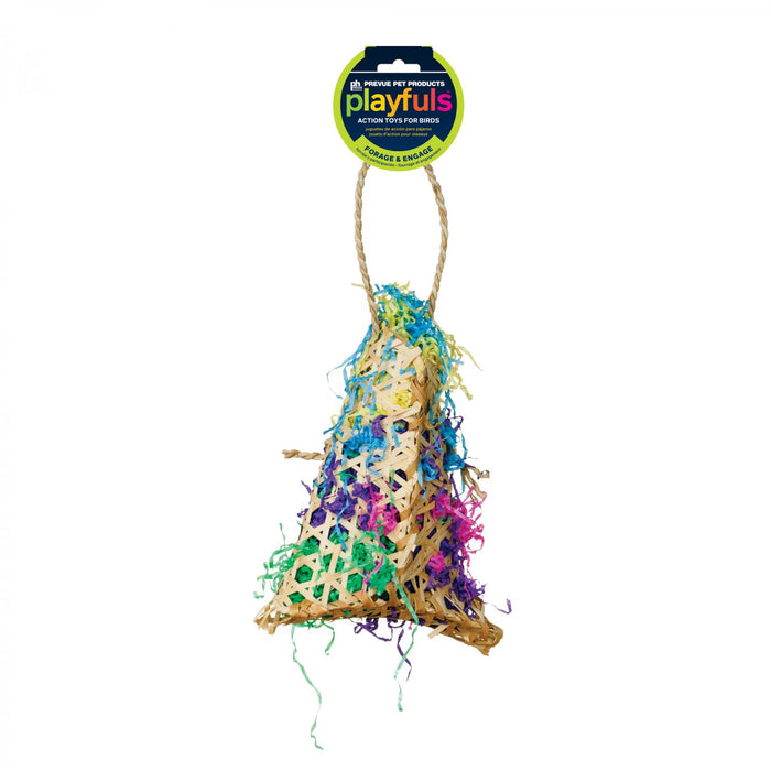 Prevue Pet Products Calypso Creations Fiesta Handbag Bird Toy, Multi-Colored