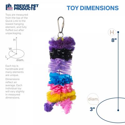 Prevue Pet Products Playfuls Straw Stacker Bird Toy