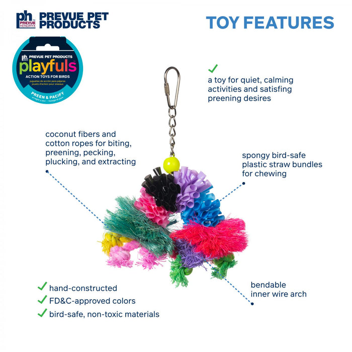 Prevue Pet Products Playfuls Over the Rainbow Bird Toy