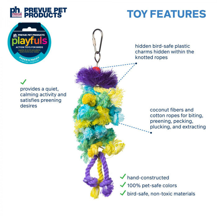 Prevue Pet Products Playfuls Braided Bunch Bird Toy