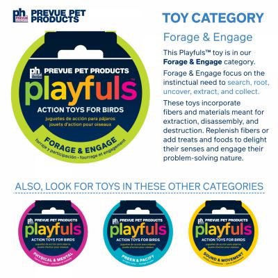 Prevue Pet Products Playfuls Tiki Hut Bird Toy