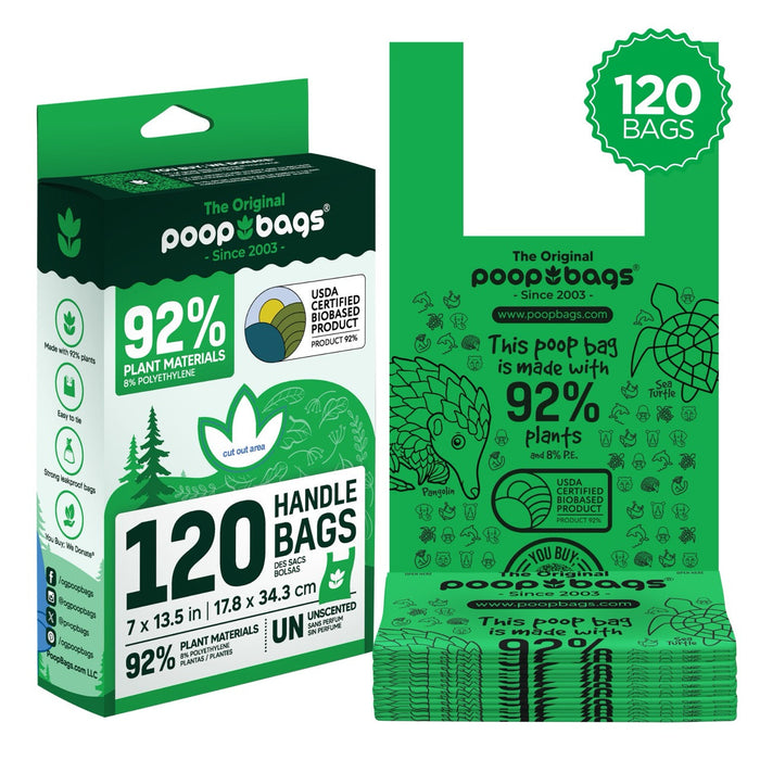 The Original Poop Bags Handle Tie Poop Bags