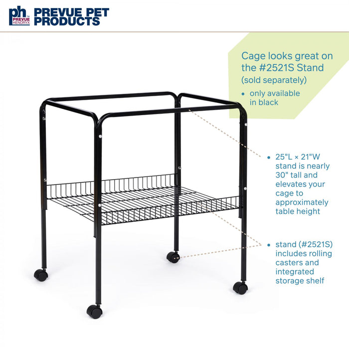 Prevue Pet Products Keet/Tiel Square Roof Bird Cage