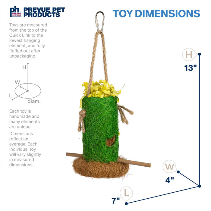 Prevue Pet Products Tropical Teasers Shreddable Shack Bird Toy