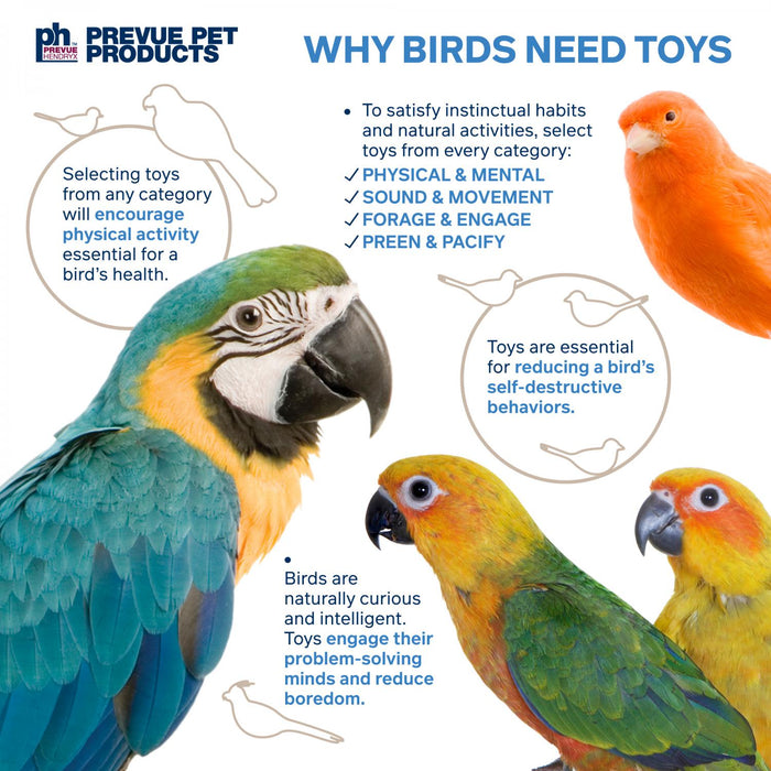 Prevue Pet Products Tropical Teasers Shreddable Shack Bird Toy