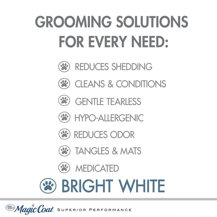 Four Paws Magic Coat Bright White Dog Shampoo 16 Ounce (1 Count)
