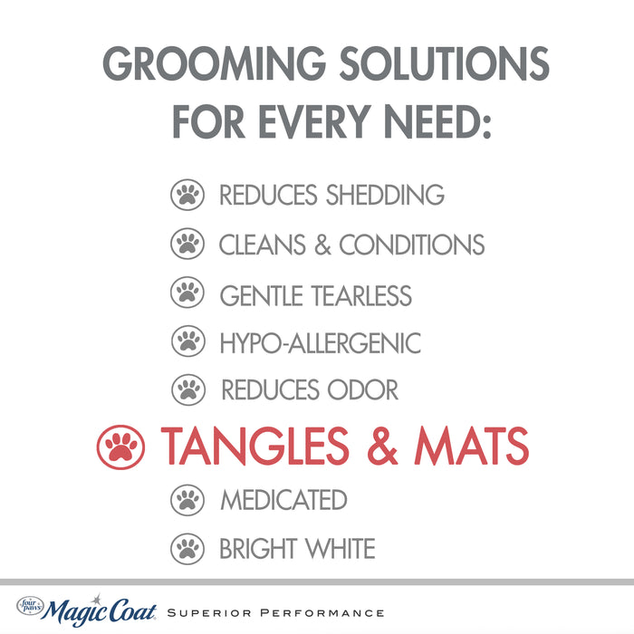 Four Paws Magic Coat Detangling Shampoo for Dogs 16 Ounce (1 Count)