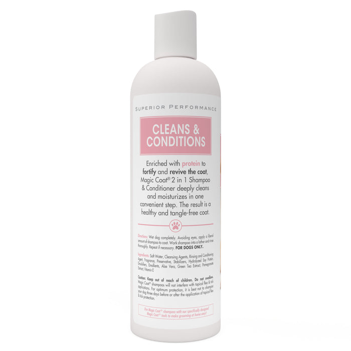 Four Paws Magic Coat Cleans & Conditions Dog 2 in 1 Shampoo and Conditioner 16 Ounce (1 Count)