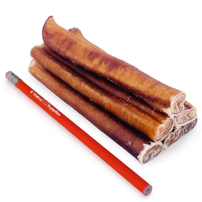Value Pet Supplies ValueBull USA Bully Sticks for Large Dogs, Jumbo 6 Inch, 25 Count