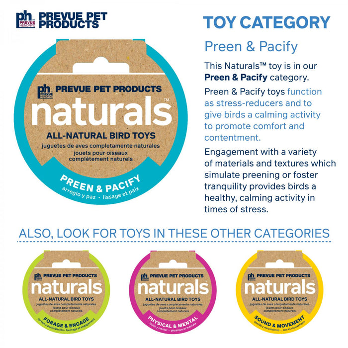 Prevue Pet Products Naturals Coco & Bamboo Bird Toy