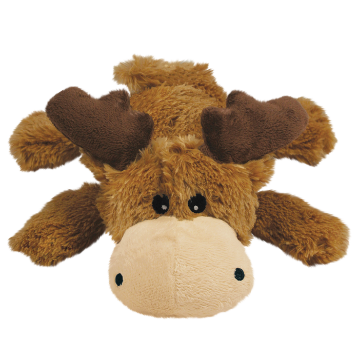 KONG Cozie Marvin Moose Plush Dog Toy Brown SM - Image 5