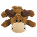 KONG Cozie Marvin Moose Plush Dog Toy Brown SM - Image 5