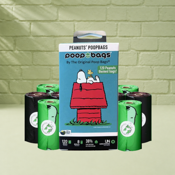 The Original Poop Bags Snoopy® Unscented Leash Roll Poop Bags