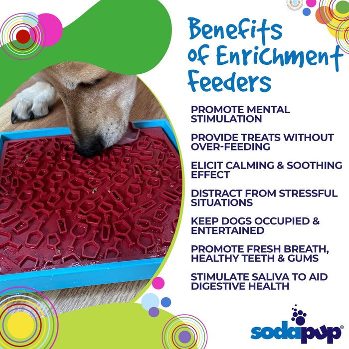 SodaPup Vino Design eMat Enrichment Lick Mat