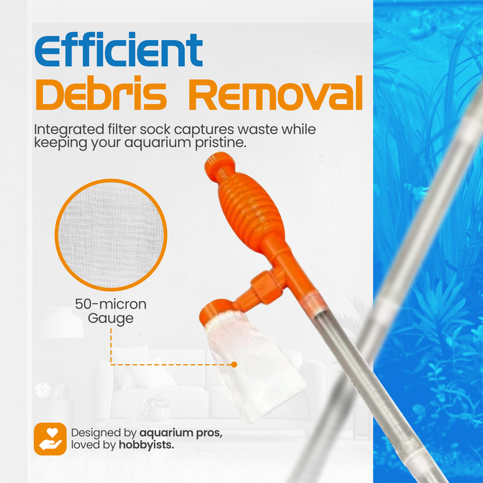 Flipper AquaVac Gravel/Sand Cleaner & Siphon Kit