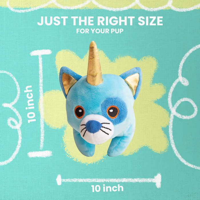SnugArooz Kit the Caticorn Plush Dog Toy