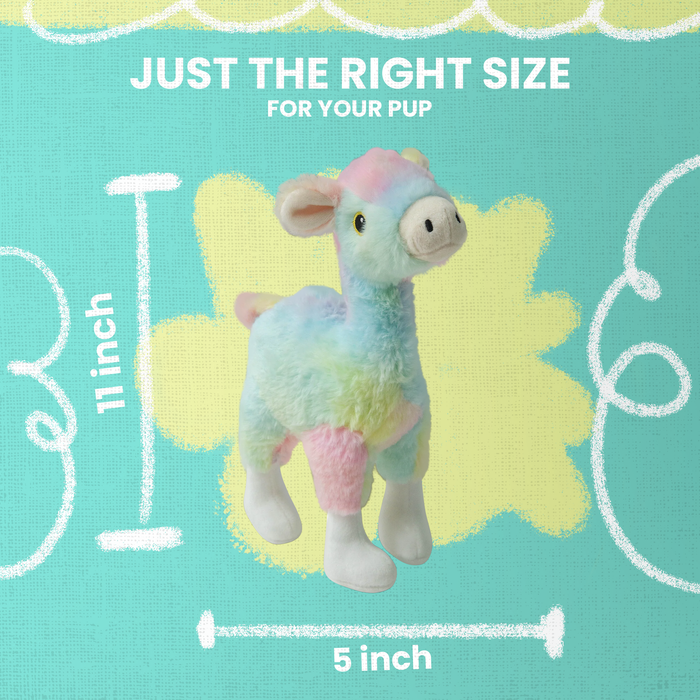 SnugArooz Ally the Alpaca Plush Dog Toy