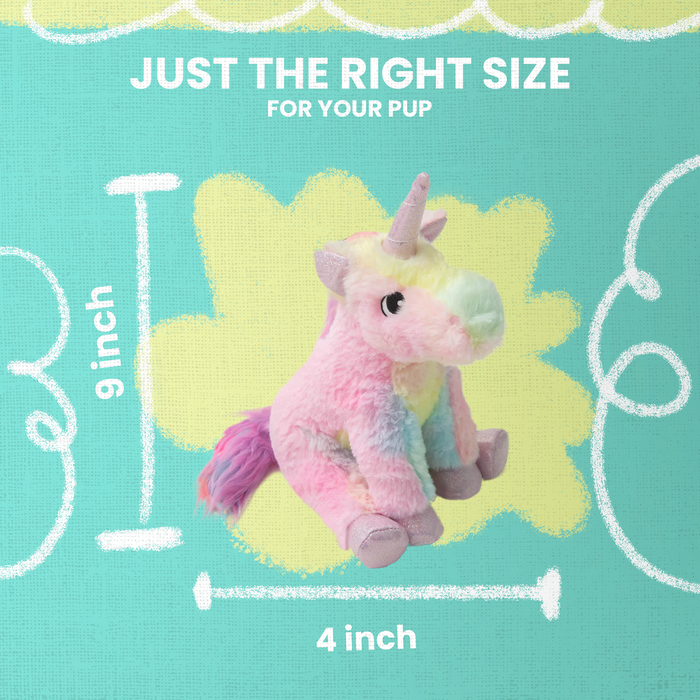 SnugArooz Tye the Unicorn Plush Dog Toy