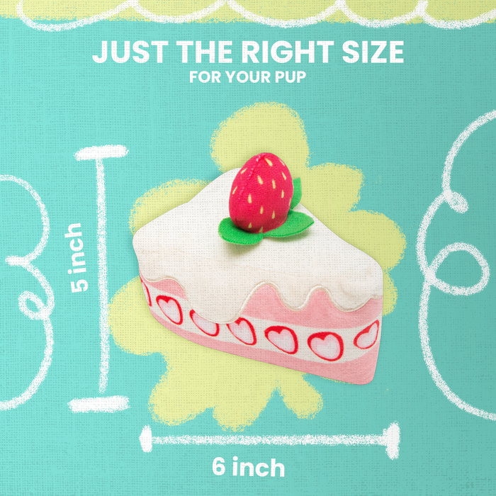 SnugArooz Piece of Cake Plush Dog Toy