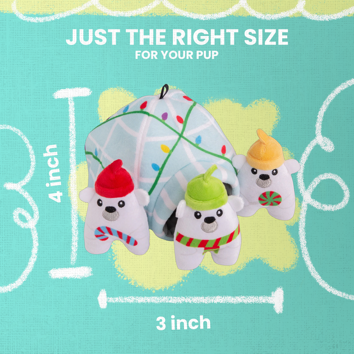 SnugArooz Hide & Seek Igloo Dog Toy